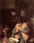 Adriaen van Ostade Flute Player painting